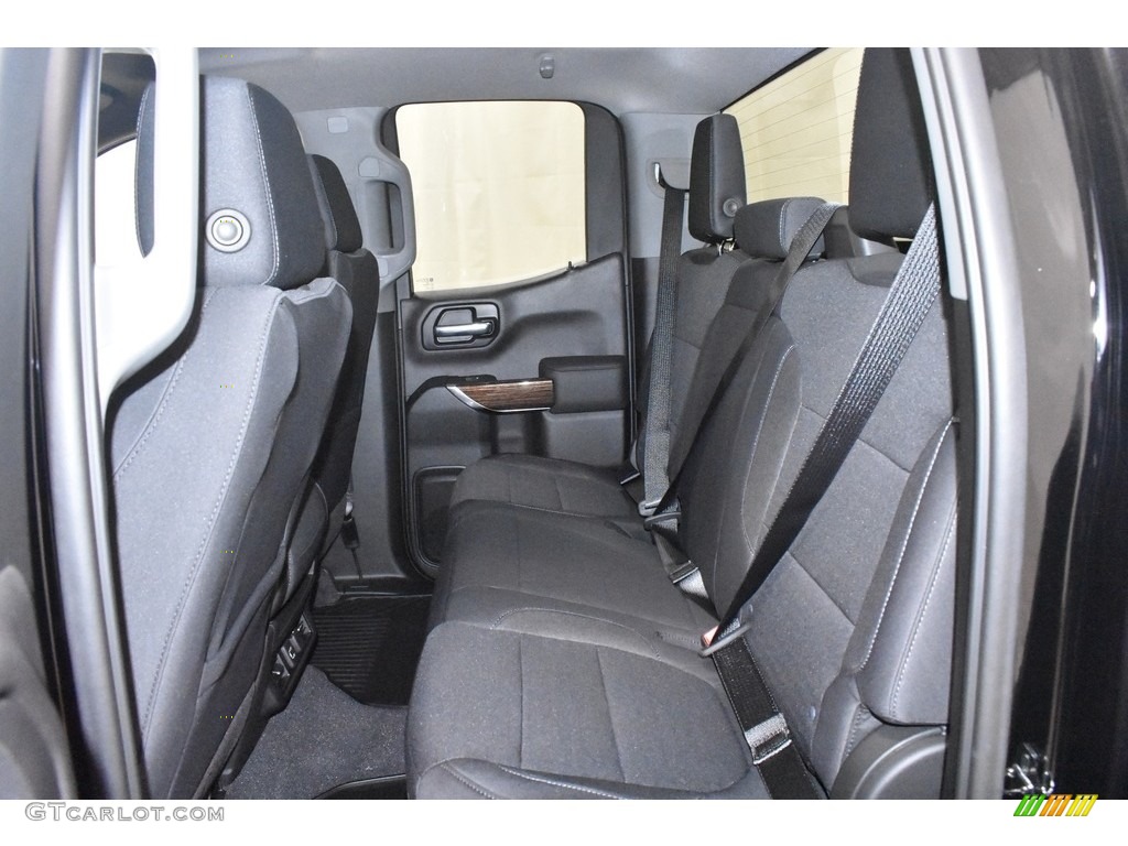 Jet Black Interior 2020 GMC Sierra 1500 SLE Double Cab 4WD Photo #135887967