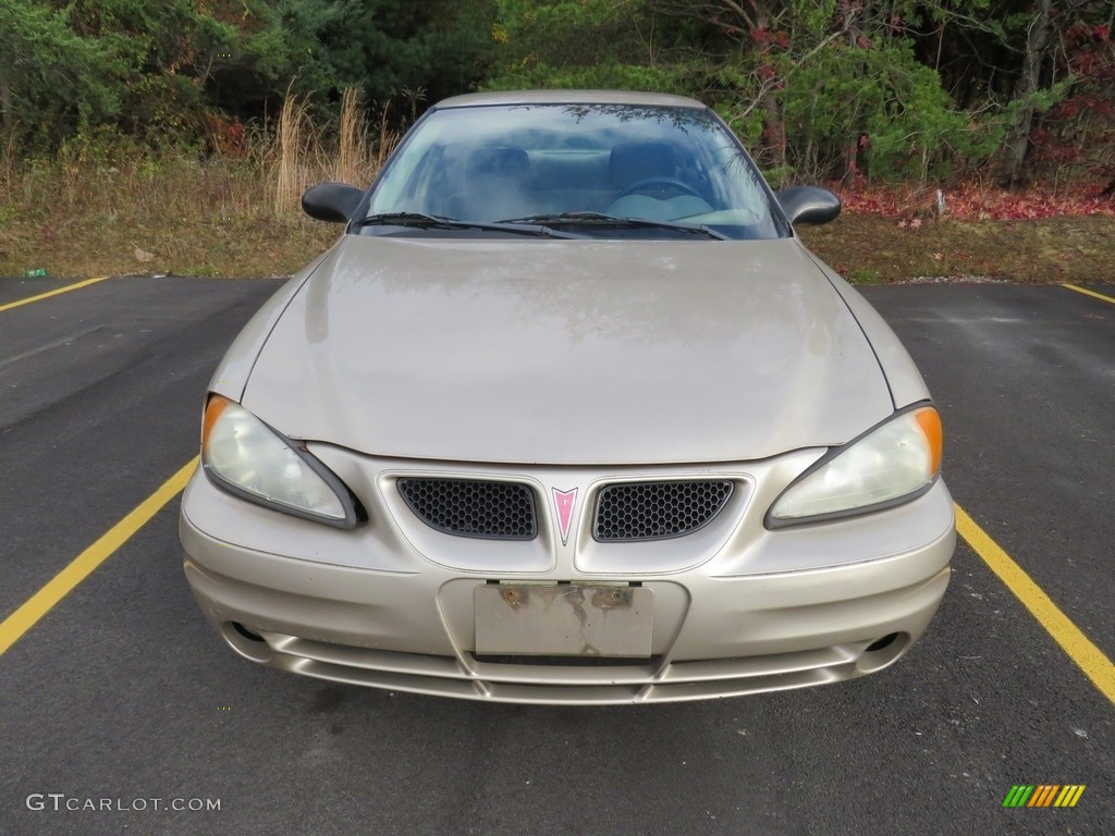 2005 Grand Am SE Sedan - Champagne Beige Metallic / Dark Taupe photo #4
