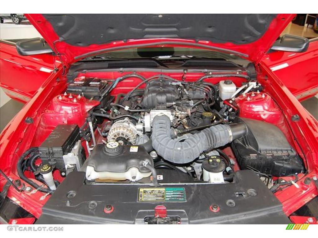 2006 Mustang V6 Premium Coupe - Torch Red / Light Parchment photo #19