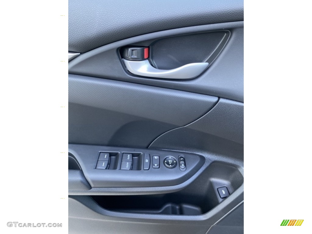 2020 Honda Civic Sport Sedan Black Door Panel Photo #135889956