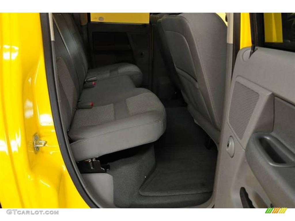 2007 Ram 1500 SLT Quad Cab 4x4 - Detonator Yellow / Medium Slate Gray photo #13