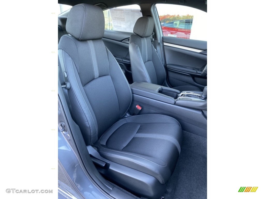 Black Interior 2020 Honda Civic Sport Sedan Photo #135890289
