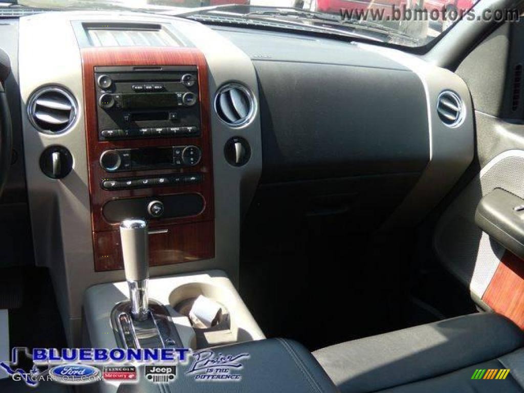 2006 F150 Lariat SuperCrew 4x4 - Smokestone Metallic / Black photo #10