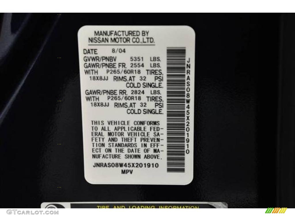 2005 Sapphire Blue Infiniti FX 35 AWD 13529056 Photo 10 GTCarLot