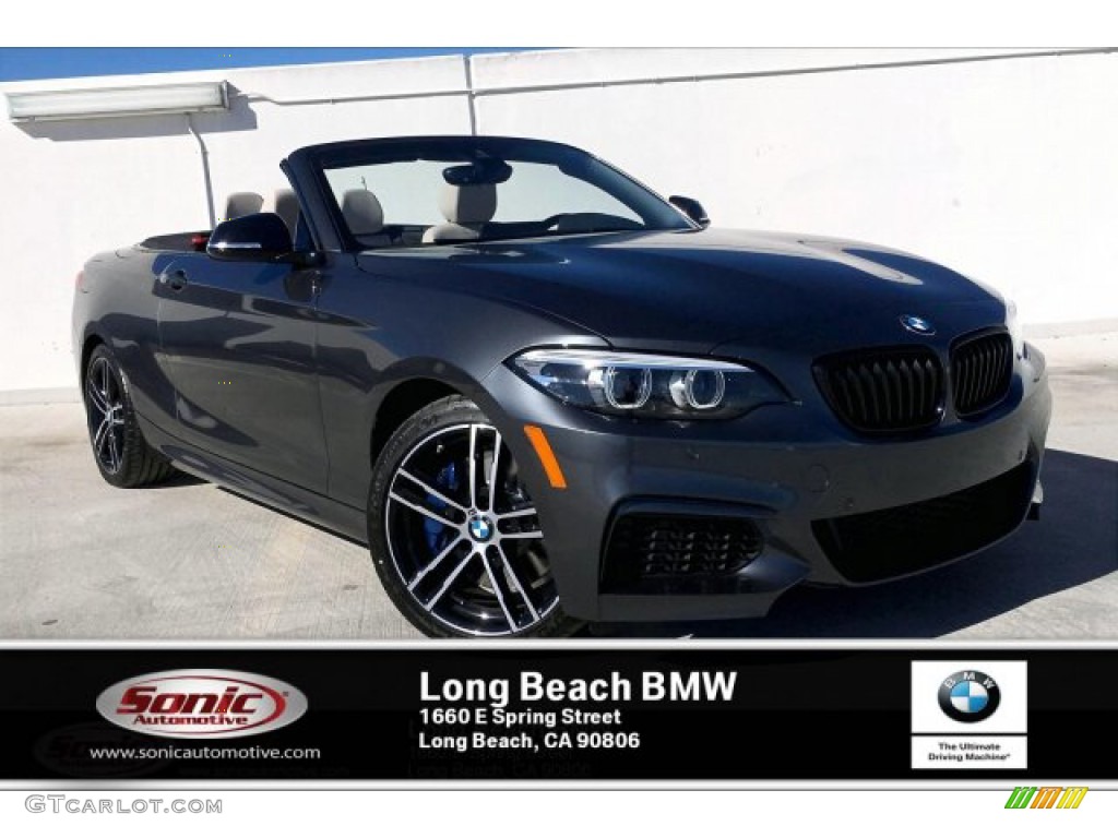 2020 2 Series M240i Convertible - Mineral Grey Metallic / Oyster photo #1