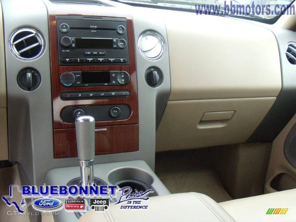 2006 F150 Lariat SuperCrew 4x4 - Oxford White / Tan photo #11