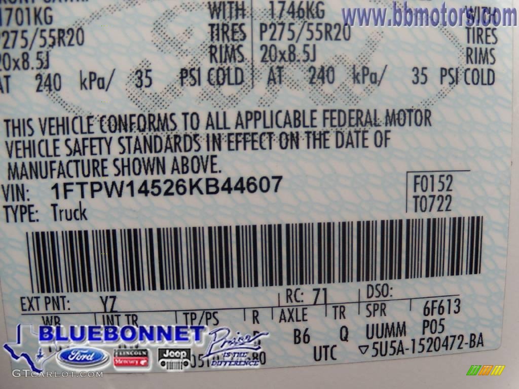 2006 F150 Lariat SuperCrew 4x4 - Oxford White / Tan photo #20