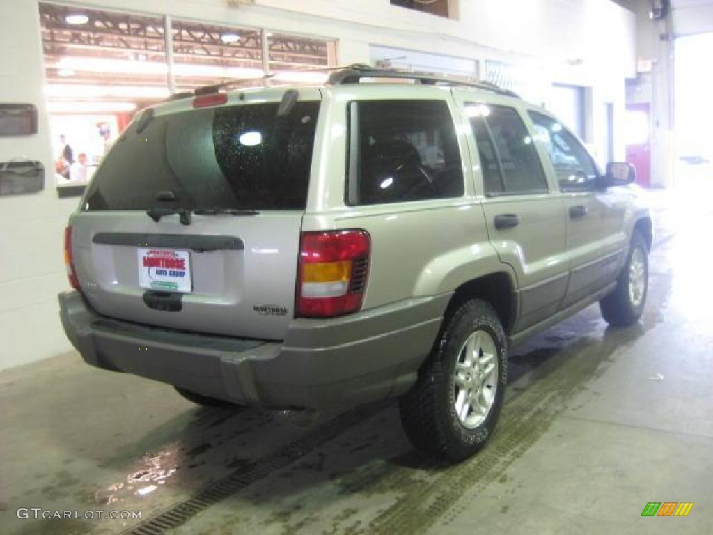 2004 Grand Cherokee Laredo 4x4 - Light Pewter Metallic / Dark Slate Gray photo #2