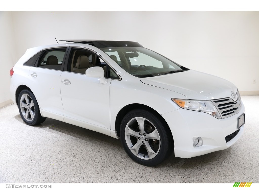 2012 Venza Limited AWD - Blizzard White Pearl / Ivory photo #1