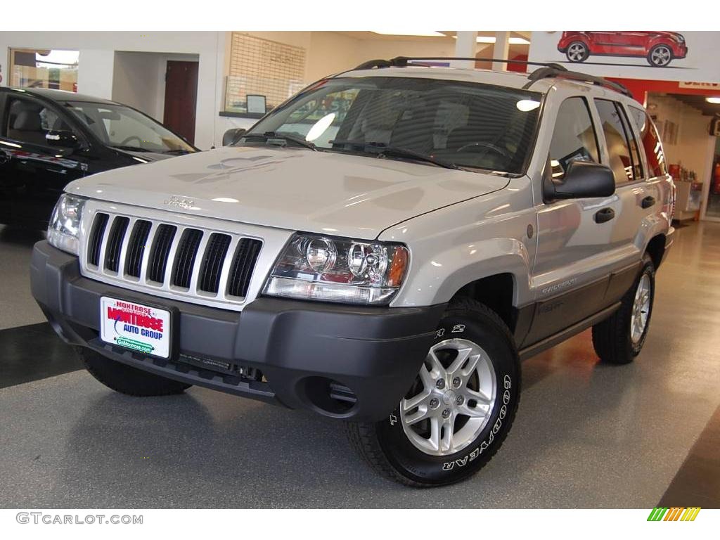 2004 Grand Cherokee Laredo 4x4 - Bright Silver Metallic / Dark Slate Gray photo #1