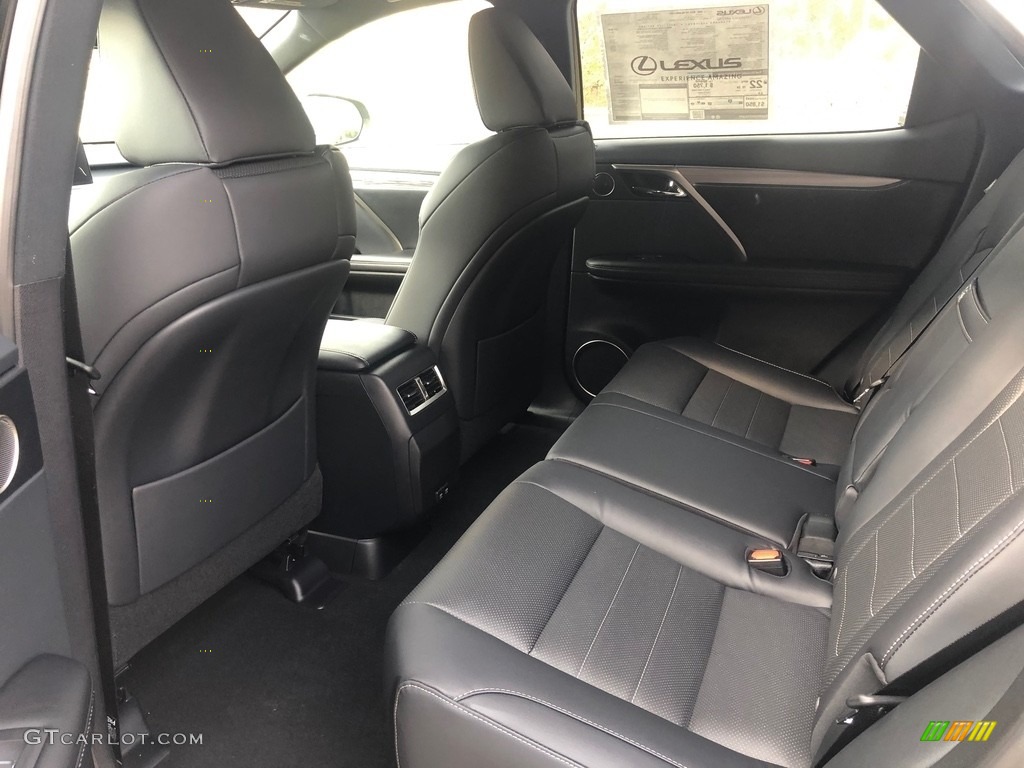 Black Interior 2020 Lexus RX 350 F Sport AWD Photo #135898671