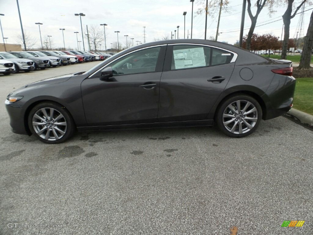 Machine Gray Metallic 2020 Mazda MAZDA3 Select Sedan Exterior Photo #135898683