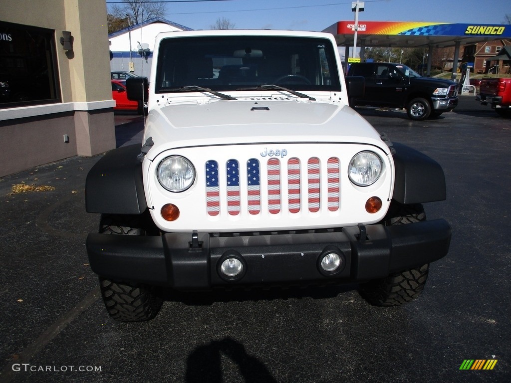 2009 Wrangler Unlimited X 4x4 - Stone White / Dark Slate Gray/Medium Slate Gray photo #6