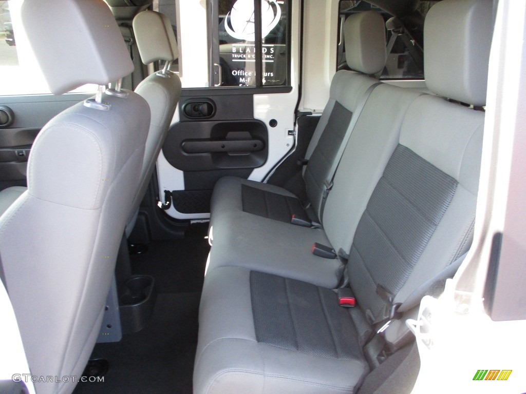 2009 Wrangler Unlimited X 4x4 - Stone White / Dark Slate Gray/Medium Slate Gray photo #9