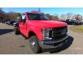 2019 Race Red Ford F350 Super Duty XL Regular Cab 4x4 Chassis  photo #1