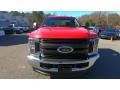 2019 Race Red Ford F350 Super Duty XL Regular Cab 4x4 Chassis  photo #6