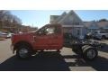 Race Red - F350 Super Duty XL Regular Cab 4x4 Chassis Photo No. 12