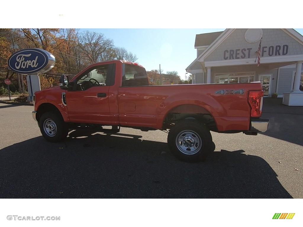 2019 F350 Super Duty XL Regular Cab 4x4 - Race Red / Earth Gray photo #14
