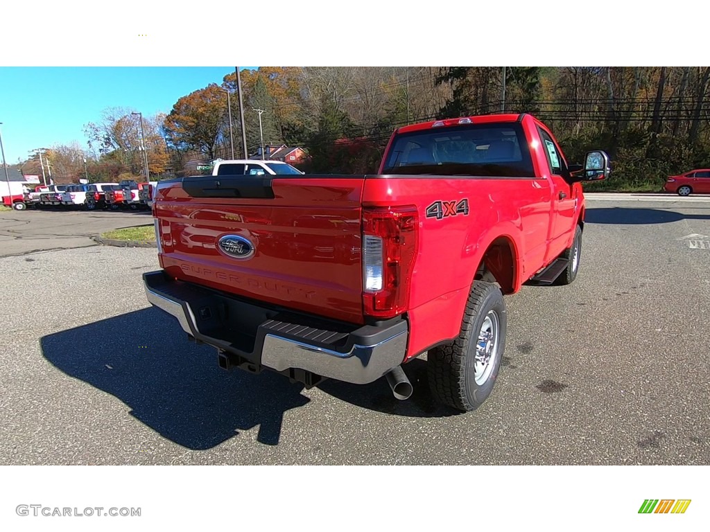 2019 F350 Super Duty XL Regular Cab 4x4 - Race Red / Earth Gray photo #21
