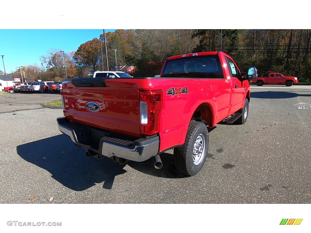 2019 F350 Super Duty XL Regular Cab 4x4 - Race Red / Earth Gray photo #22