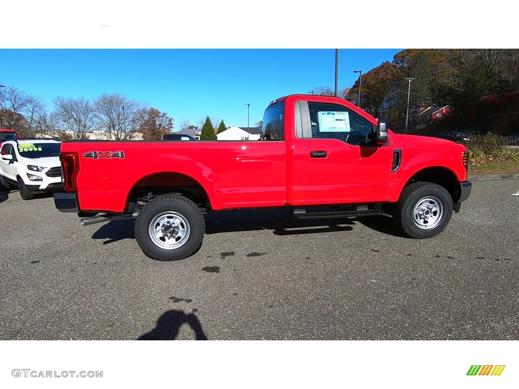 Race Red 2019 Ford F350 Super Duty XL Regular Cab 4x4 Exterior Photo #135904878