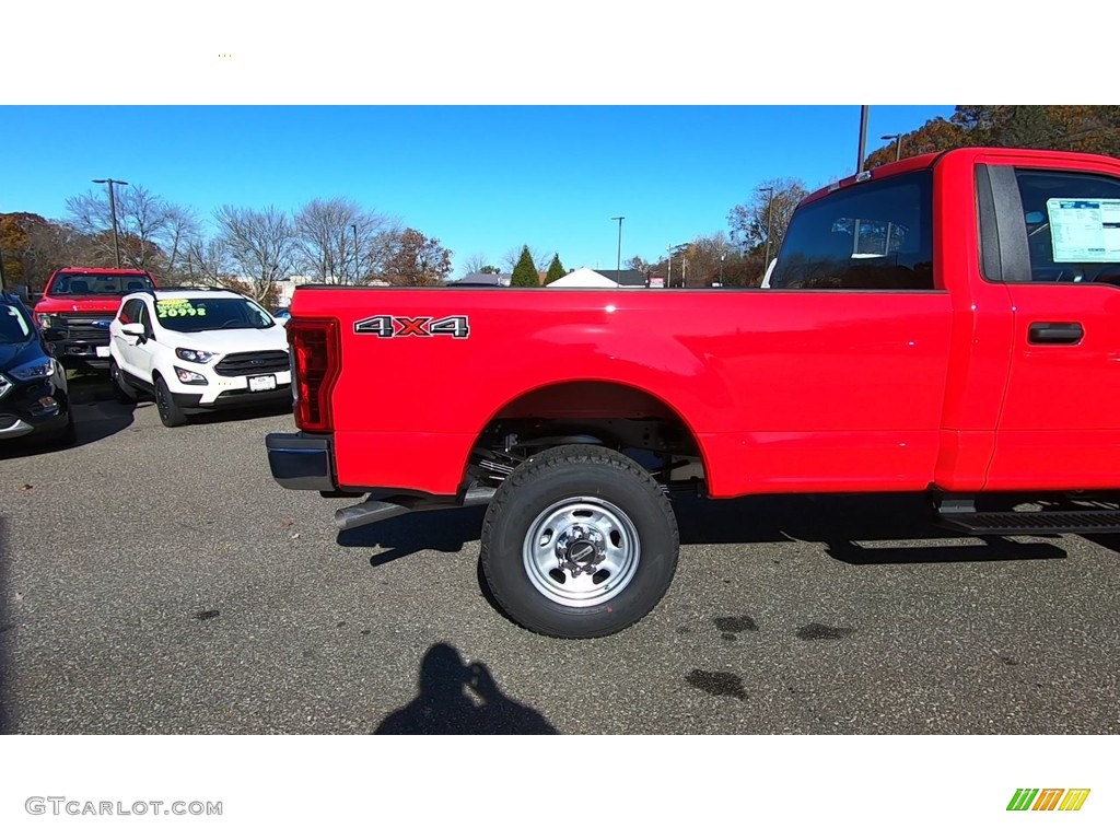 2019 F350 Super Duty XL Regular Cab 4x4 - Race Red / Earth Gray photo #27