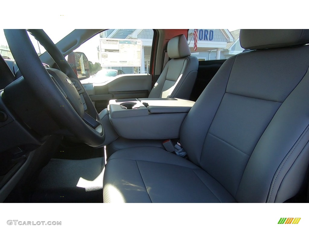 2019 F350 Super Duty XL Regular Cab 4x4 - Race Red / Earth Gray photo #38