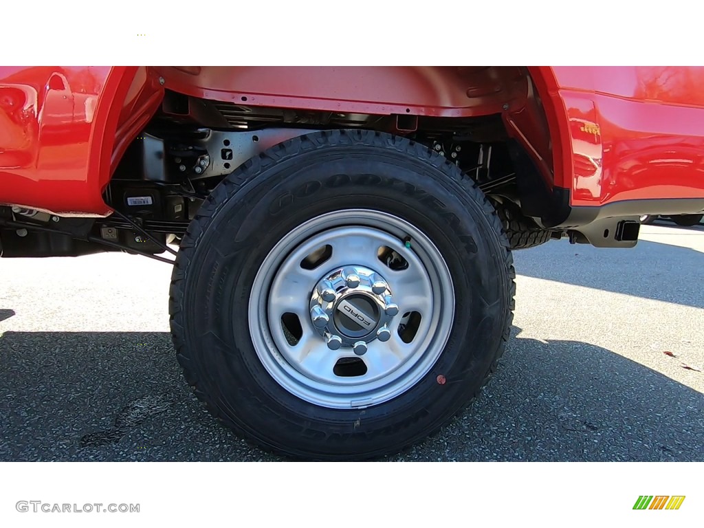 2019 F350 Super Duty XL Regular Cab 4x4 - Race Red / Earth Gray photo #57