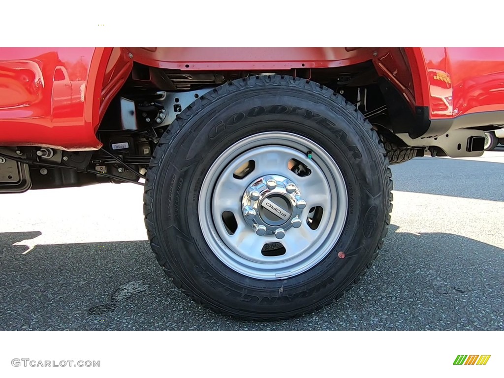 2019 F350 Super Duty XL Regular Cab 4x4 - Race Red / Earth Gray photo #58