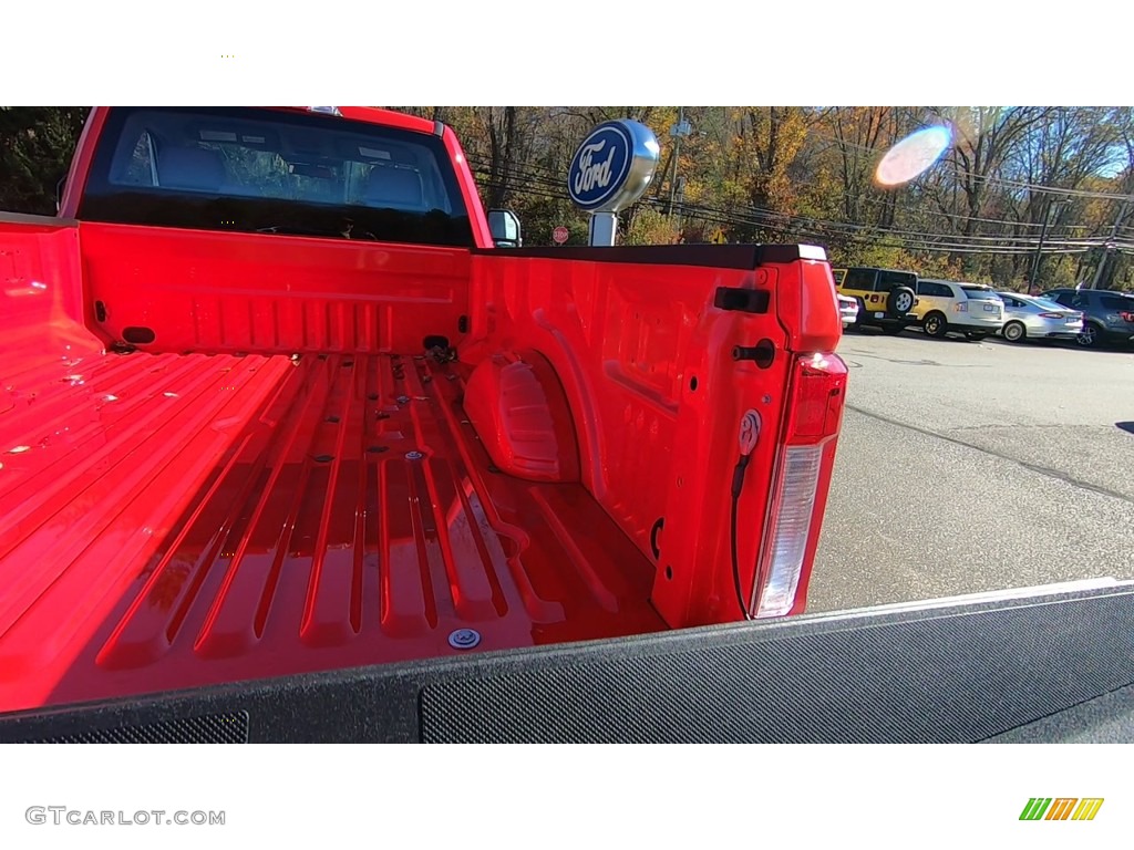 2019 F350 Super Duty XL Regular Cab 4x4 - Race Red / Earth Gray photo #64