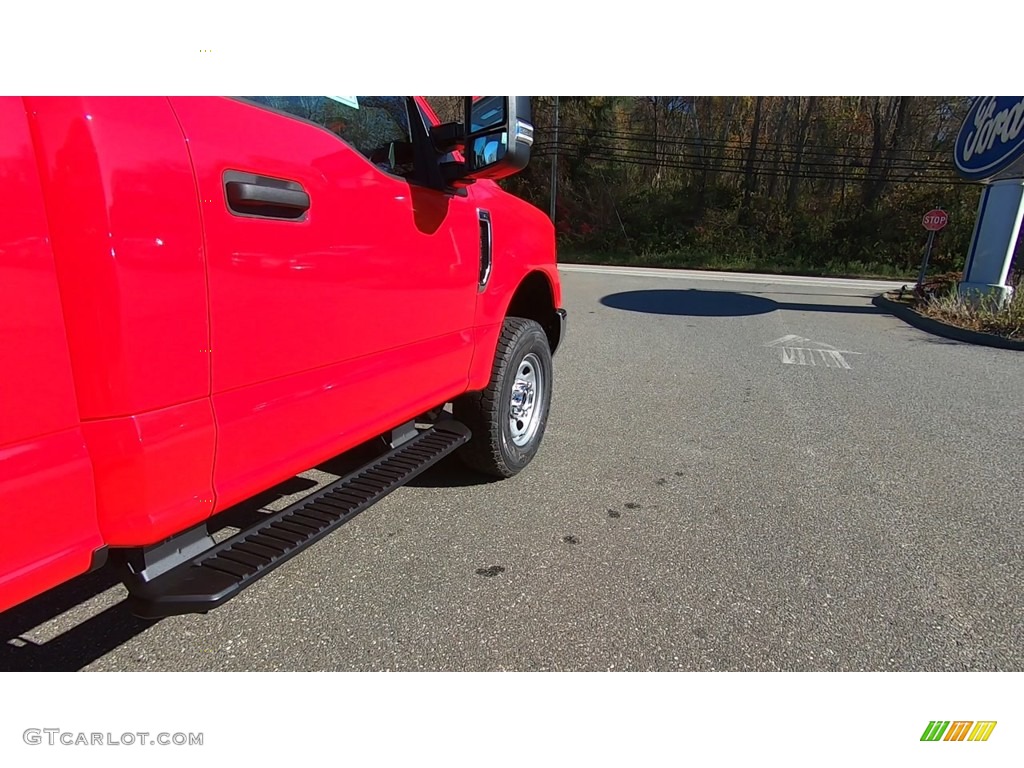 2019 F350 Super Duty XL Regular Cab 4x4 - Race Red / Earth Gray photo #69