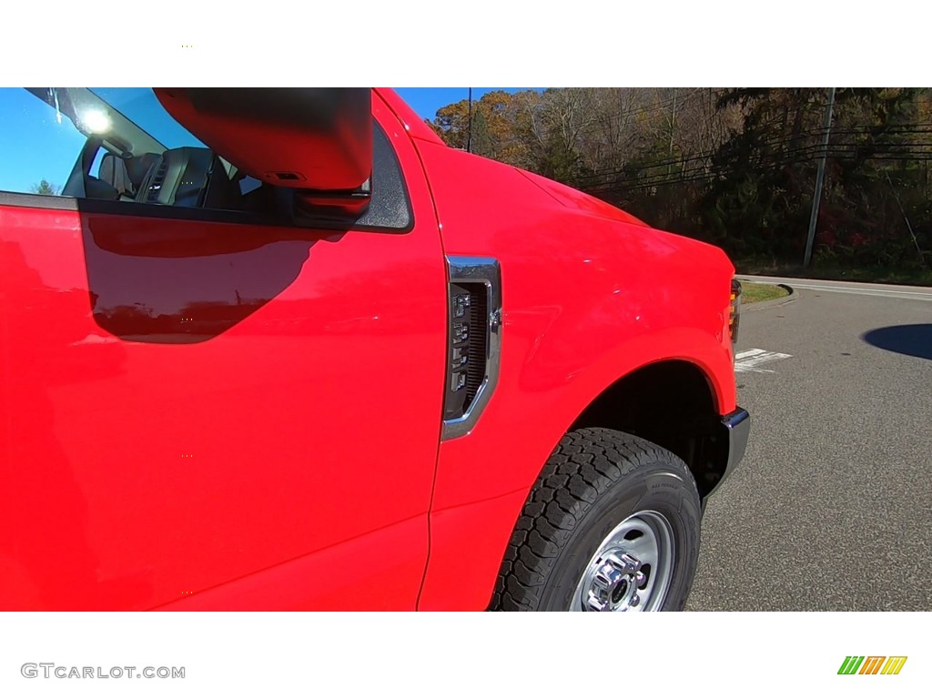 2019 F350 Super Duty XL Regular Cab 4x4 - Race Red / Earth Gray photo #77