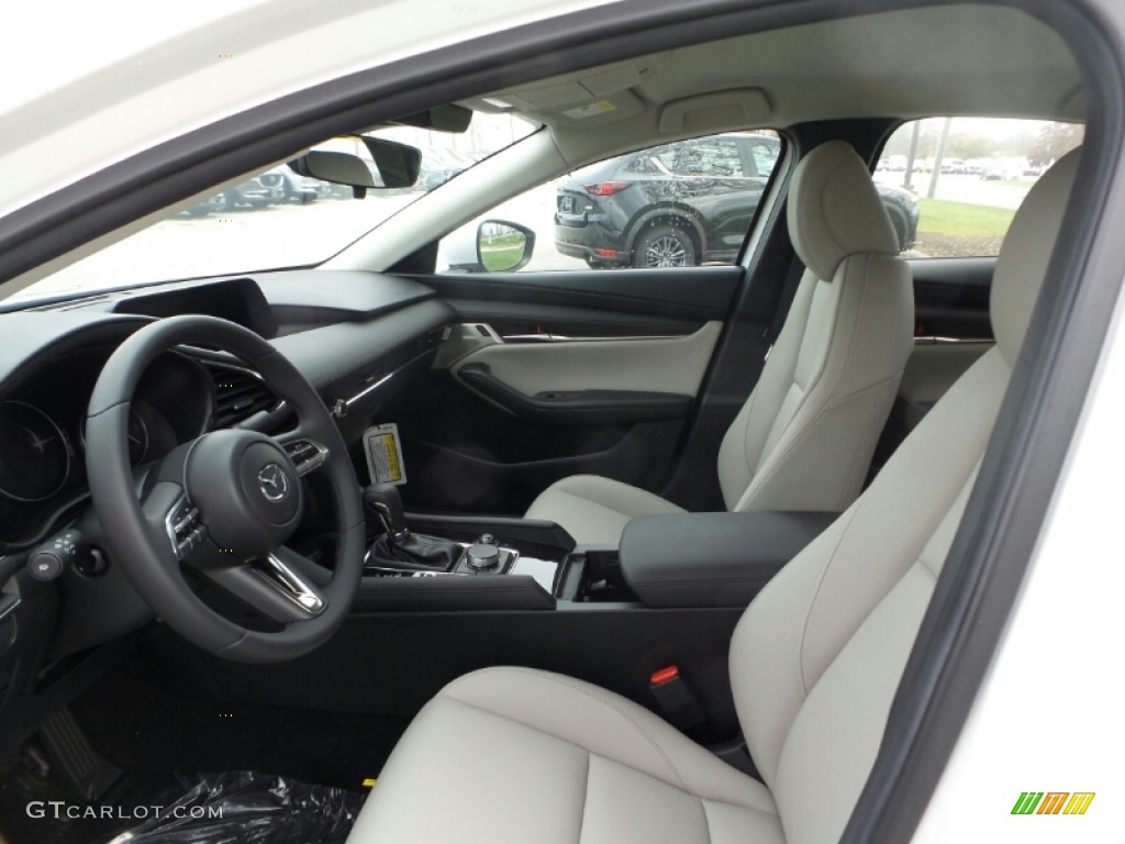 Greige Interior 2020 Mazda MAZDA3 Sedan Photo #135905139