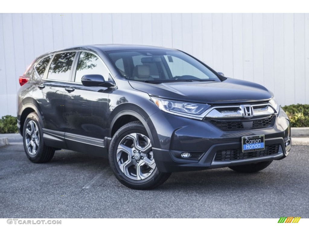 2019 CR-V EX - Gunmetal Metallic / Gray photo #12