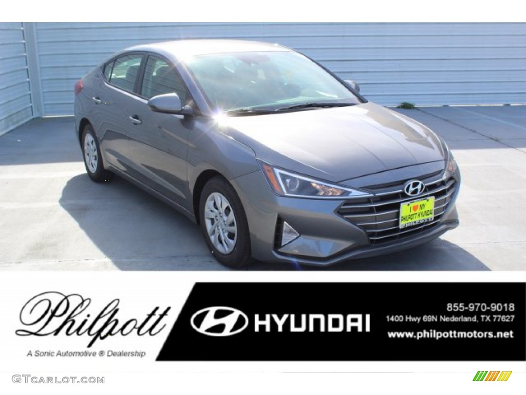 Machine Gray Hyundai Elantra