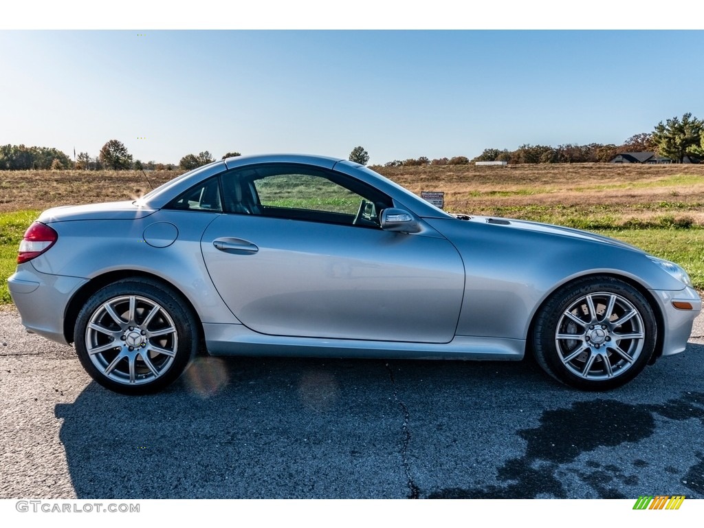 2005 SLK 350 Roadster - Iridium Silver Metallic / Black photo #3