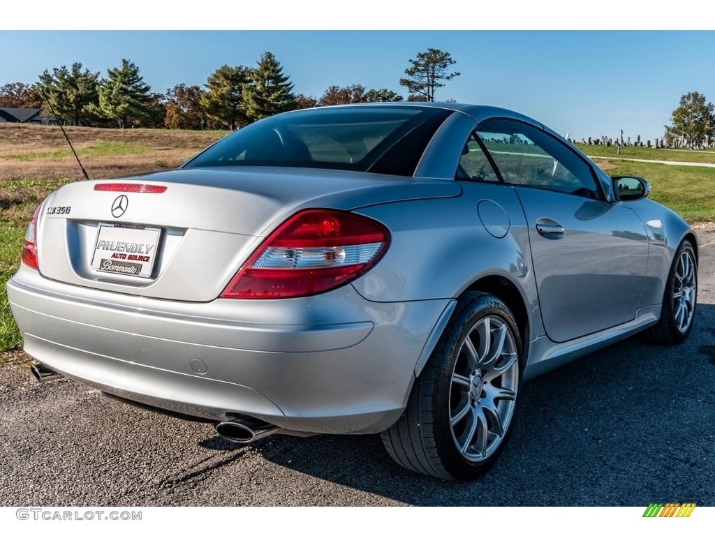 2005 SLK 350 Roadster - Iridium Silver Metallic / Black photo #4