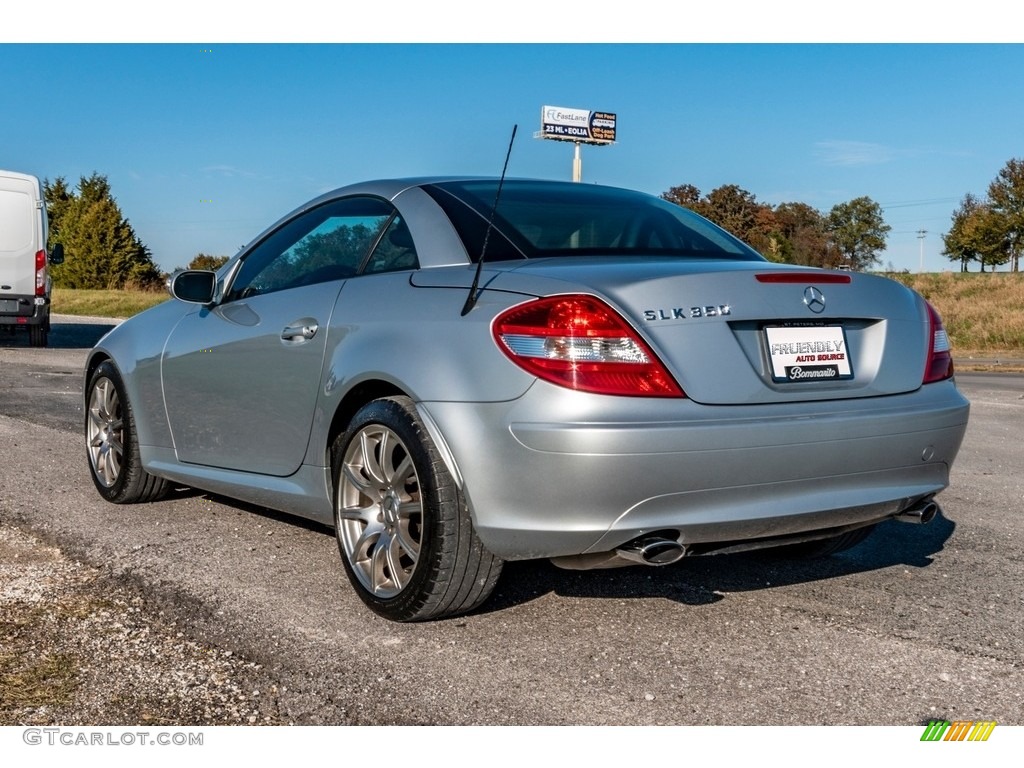2005 SLK 350 Roadster - Iridium Silver Metallic / Black photo #6
