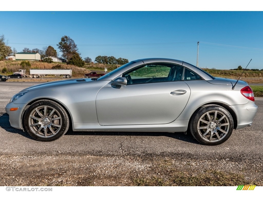 2005 SLK 350 Roadster - Iridium Silver Metallic / Black photo #7