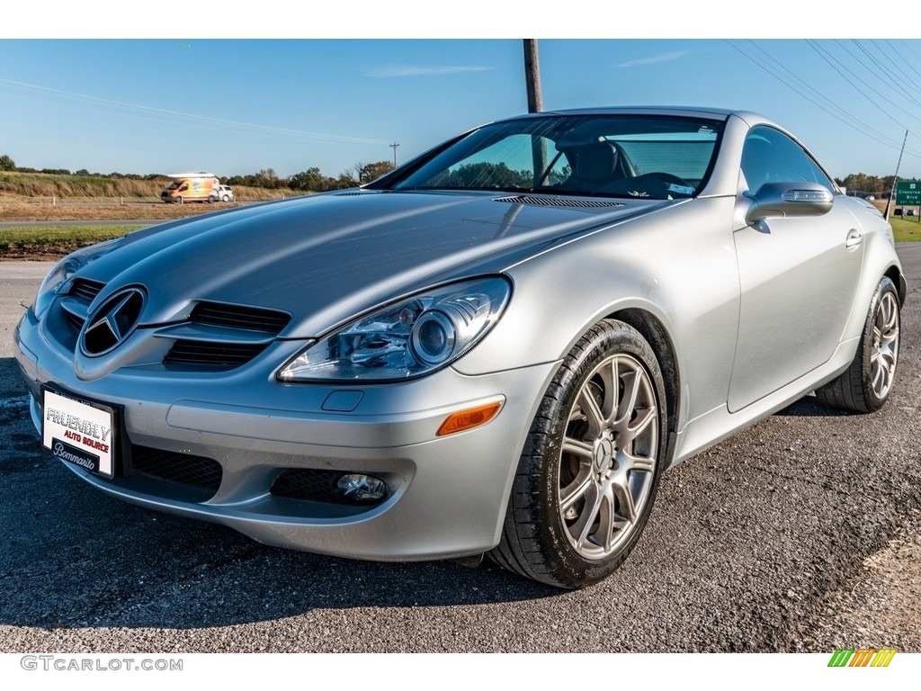 2005 SLK 350 Roadster - Iridium Silver Metallic / Black photo #8
