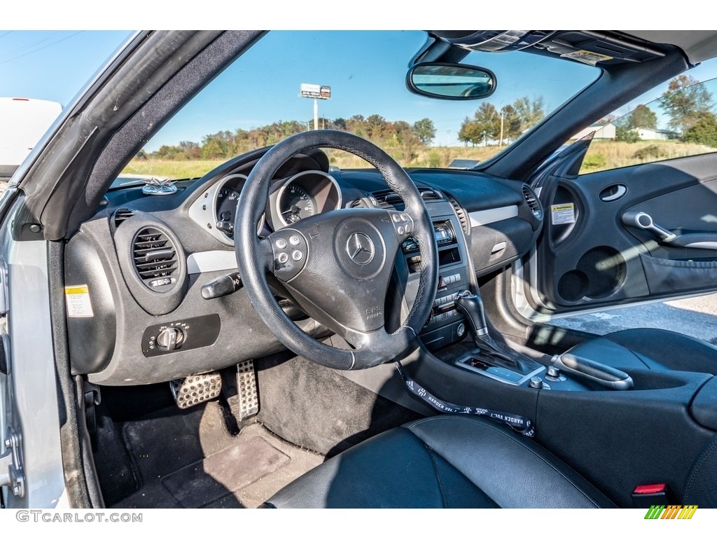 2005 SLK 350 Roadster - Iridium Silver Metallic / Black photo #16