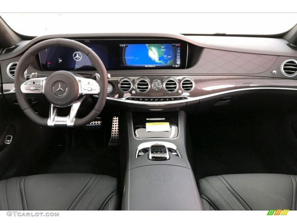 2020 Mercedes-Benz S 63 AMG 4Matic Sedan Black Dashboard Photo #135908456