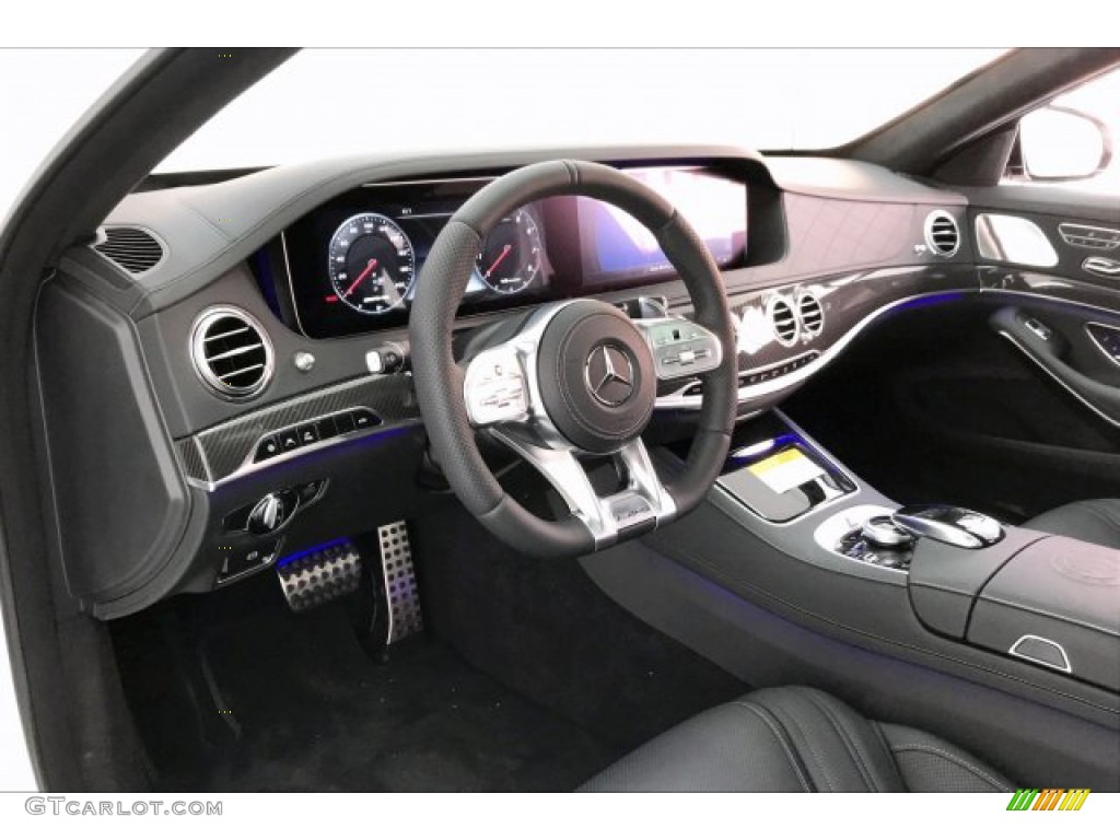 2020 Mercedes-Benz S 63 AMG 4Matic Sedan Black Dashboard Photo #135908549