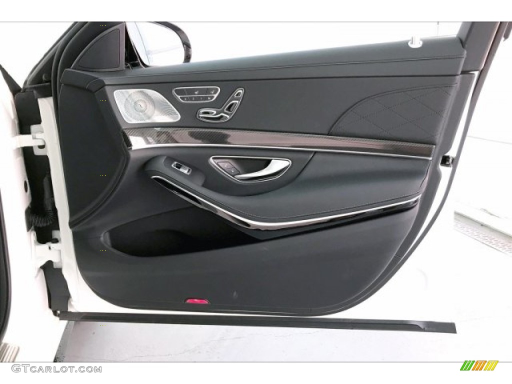 2020 Mercedes-Benz S 63 AMG 4Matic Sedan Black Door Panel Photo #135908729