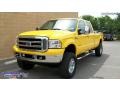 Screaming Yellow 2006 Ford F250 Super Duty Amarillo Special Edition Crew Cab 4x4