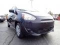 2015 Mystic Black Mitsubishi Mirage DE  photo #12