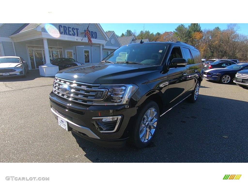 2019 Expedition Limited Max 4x4 - Agate Black Metallic / Ebony photo #10