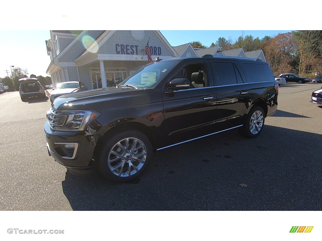 2019 Expedition Limited Max 4x4 - Agate Black Metallic / Ebony photo #11