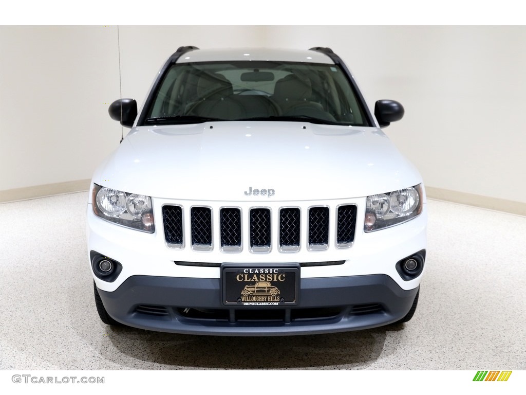 2014 Compass Sport 4x4 - Bright White / Dark Slate Gray/Light Pebble photo #2