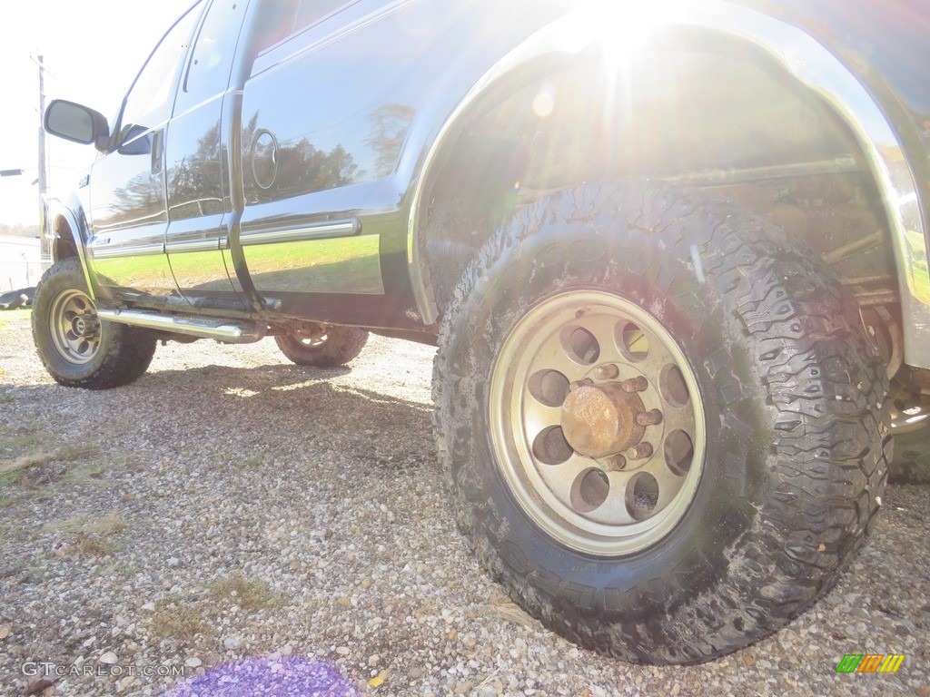 1999 F250 Super Duty Lariat Extended Cab 4x4 - Black / Medium Graphite photo #9